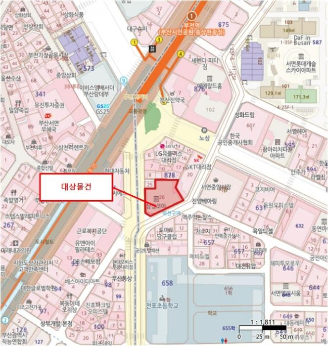 부산광역시 부산진구 동천로 134, 2층206호 (전포동,삼정코아)구) 부산광역시 부산진구 전포동 878-26 오피스텔 경매 사진 11