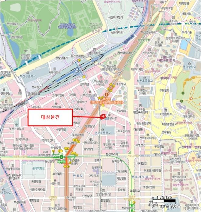 부산광역시 부산진구 동천로 134, 2층206호 (전포동,삼정코아)구) 부산광역시 부산진구 전포동 878-26 오피스텔 경매 사진 12