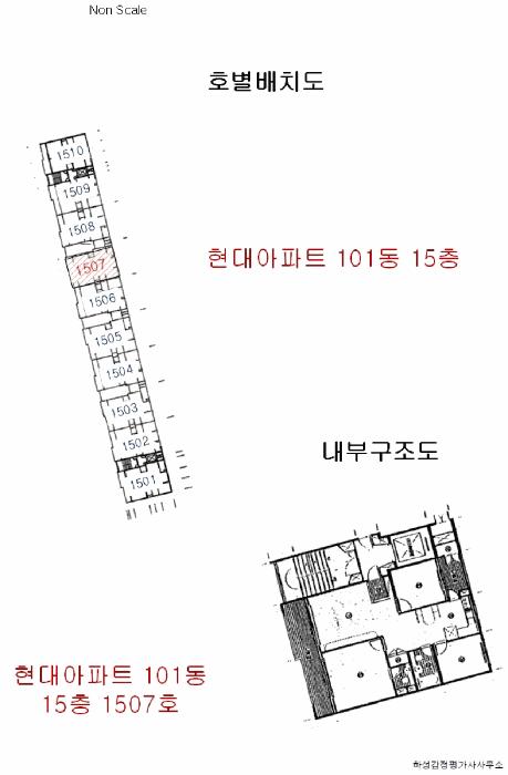 울산광역시 울주군 언양읍 반천리 1023-51 현대아파트 101동 15층1507호 아파트 경매 사진 7