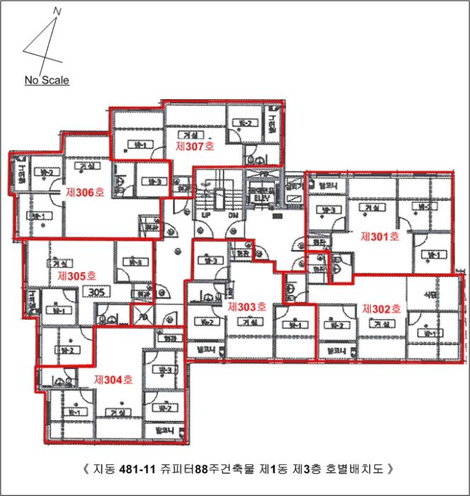 경기도 수원시 팔달구 팔달문로114번길 25-16, 1동 2층203호 (지동,쥬피터88주건축물)구) 경기도 수원시 팔달구 지동 481-11 다세대(빌라) 경매 사진 57