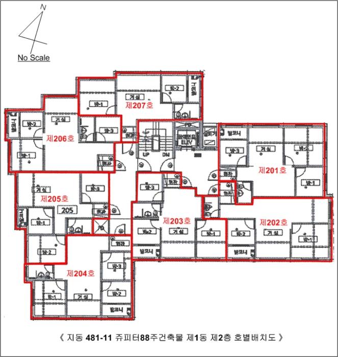 경기도 수원시 팔달구 팔달문로114번길 25-16, 1동 3층302호 (지동,쥬피터88주건축물)구) 경기도 수원시 팔달구 지동 481-11 다세대(빌라) 경매 사진 56