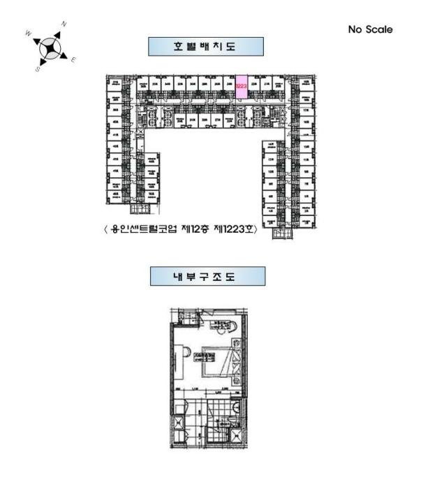 경기도 용인시 처인구 중부대로 1216, 12층1223호 (역북동,용인센트럴코업)구) 경기도 용인시 처인구 역북동 370-3 오피스텔 경매 사진 10