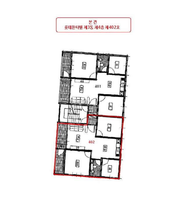 인천광역시 남동구 호구포로739번길 82-1, 3동 4층402호 (구월동,롯데환타빌)구) 인천광역시 남동구 구월동 289-6 다세대(빌라) 경매 사진 11
