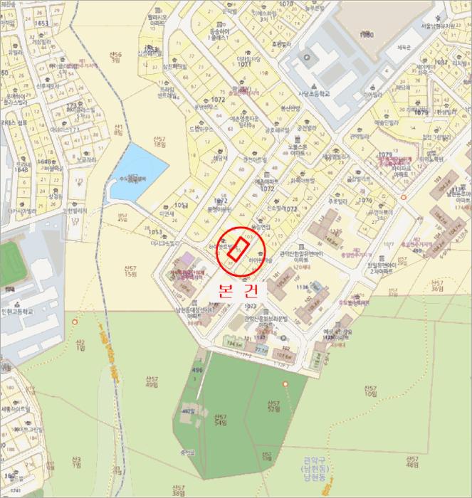 서울특별시 관악구 남현동 1072-35 그린숲 4층401호 다세대(빌라) 경매 사진 11
