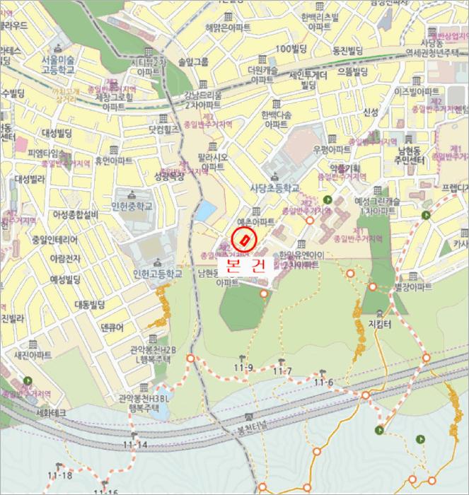 서울특별시 관악구 남현동 1072-35 그린숲 4층401호 다세대(빌라) 경매 사진 12