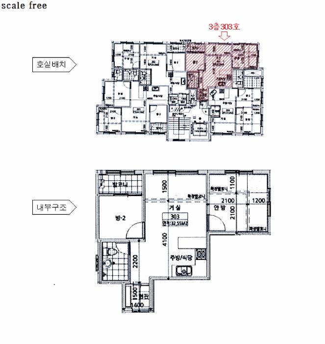 경기도 안양시 만안구 박달동 28-2 미영팰리스 에이동 3층303호 다세대(빌라) 경매 사진 9
