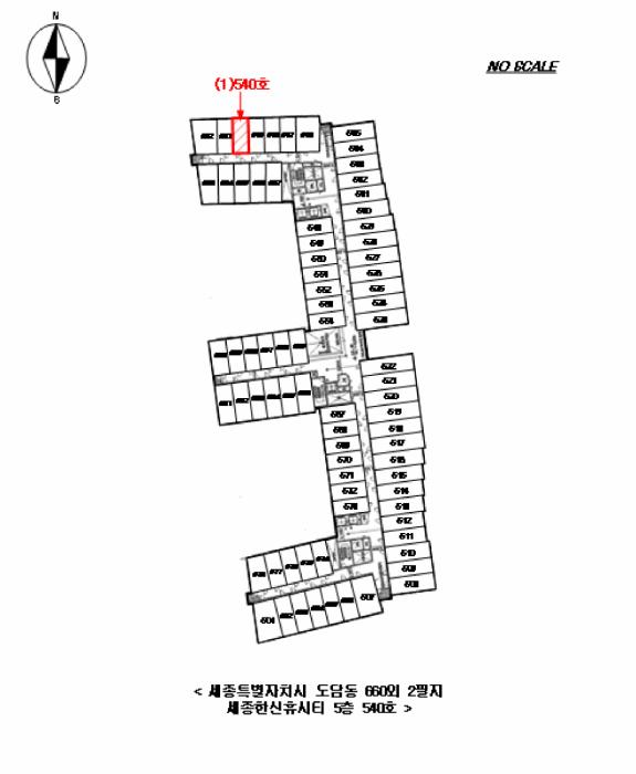 세종특별자치시 도담동 660 세종한신휴시티 5층540호 오피스텔 경매 사진 11