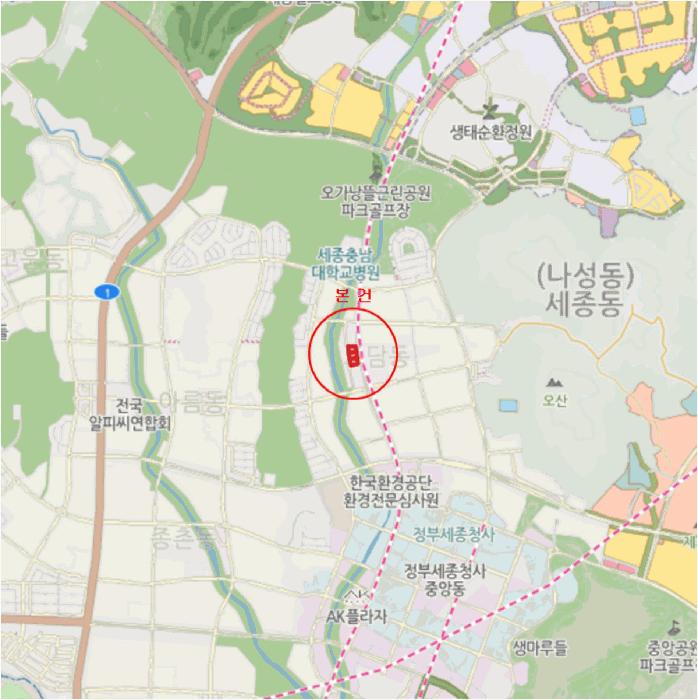 세종특별자치시 도담동 660 세종한신휴시티 5층540호 오피스텔 경매 사진 13