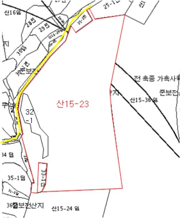 전라남도 화순군 도곡면 죽청리 산15-23 임야 경매 사진 9