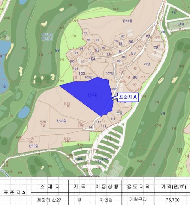 경기도 화성시 팔탄면 월문리 산17 임야 경매 사진 10