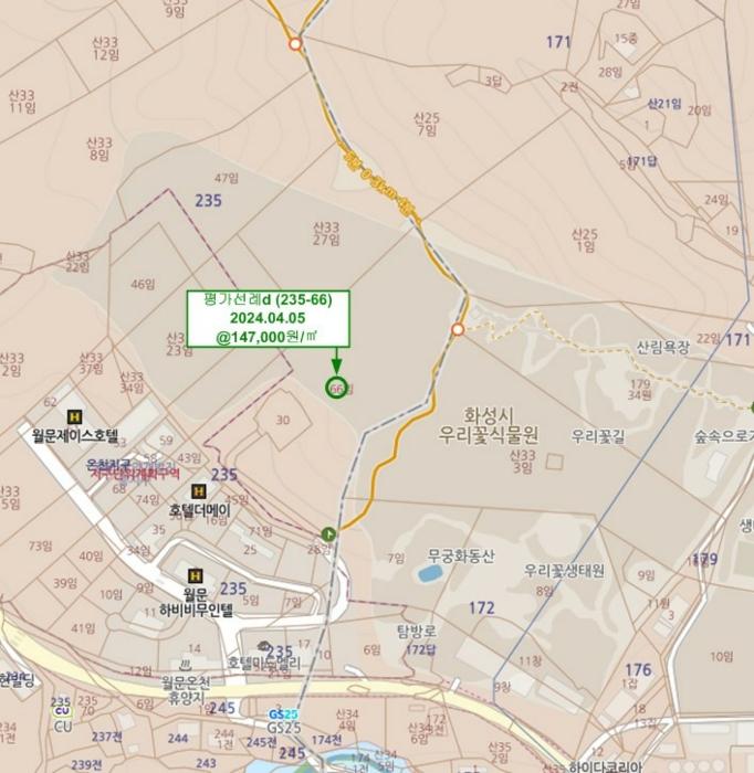 경기도 화성시 팔탄면 월문리 산17 임야 경매 사진 13