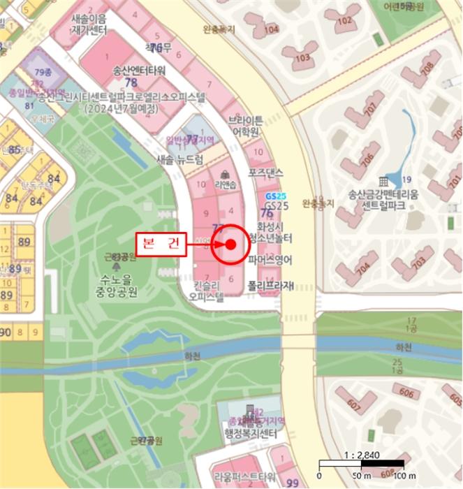 경기도 화성시 꽃내음1길 19-26, 1층107호 (새솔동,채울프라자)구) 경기도 화성시 만세구 새솔동 77-5 근린상가 경매 사진 11