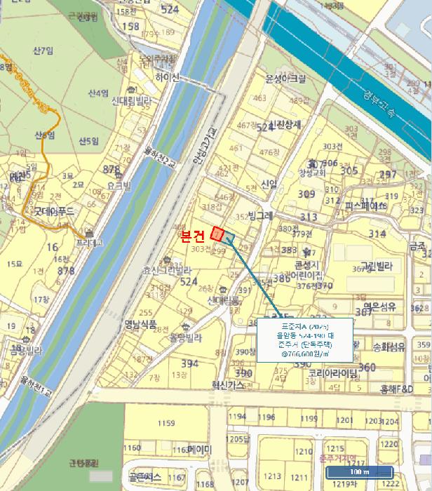 대구광역시 동구 율암동 524-7 대지 경매 사진 17