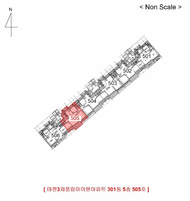 인천광역시 서구 마전동 1150 마전3차풍림아이원아파트 301동 5층505호 아파트 경매 사진 10