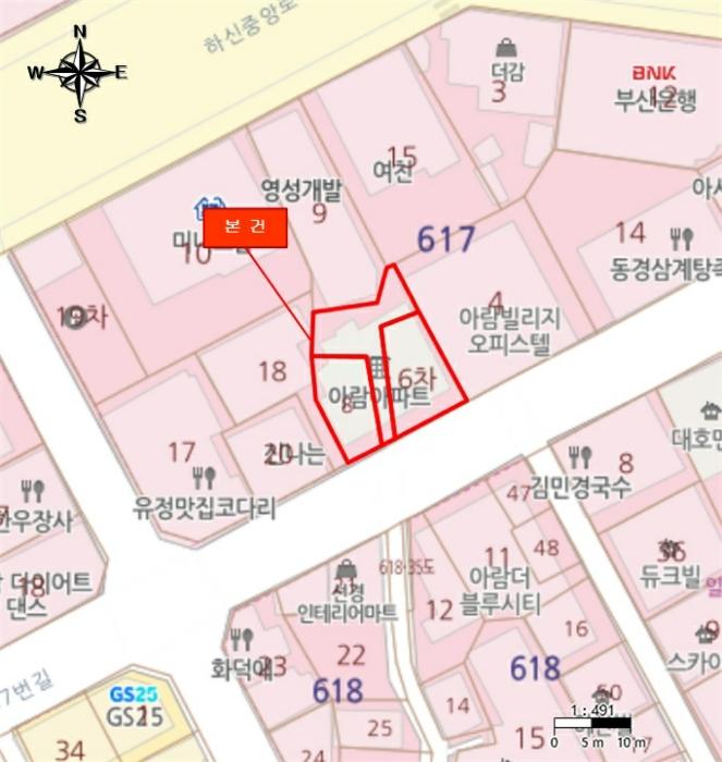 부산광역시 사하구 낙동대로457번길 16, 14층1401호 (하단동,아람아파트)구) 부산광역시 사하구 하단동 617-6 오피스텔 경매 사진 7