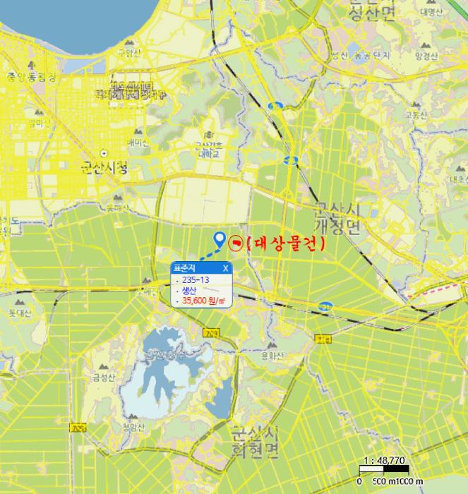 전북특별자치도 군산시 옥산면 쌍봉리 231-12 답 경매 사진 7