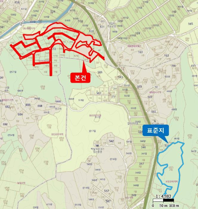 충청북도 제천시 백운면 방학리 172-65 임야 경매 사진 9