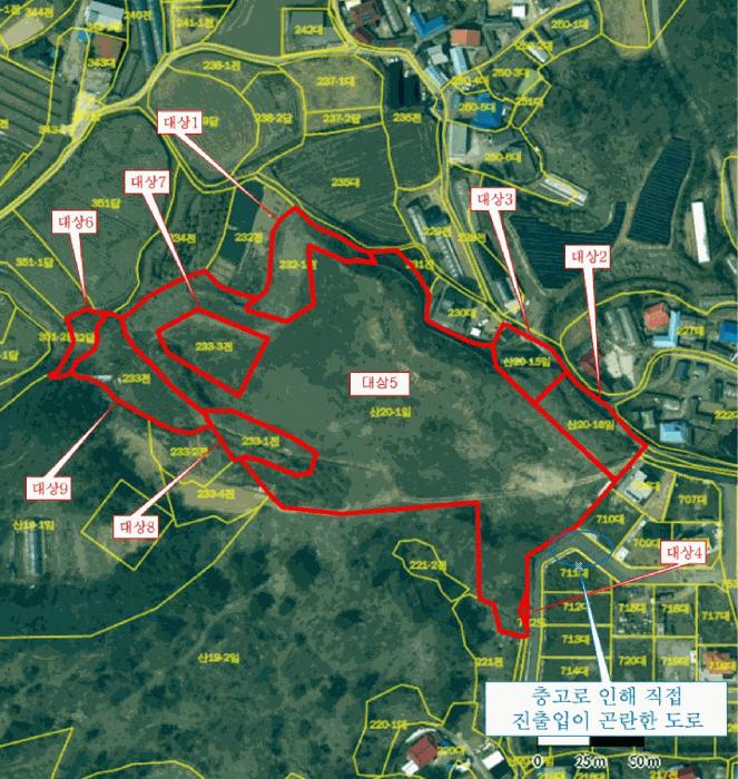 충청북도 음성군 맹동면 마산리 232-1 임야 경매 사진 23