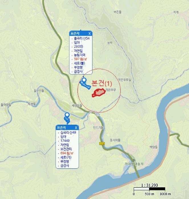 충청북도 단양군 어상천면 연곡리 405 임야 경매 사진 27