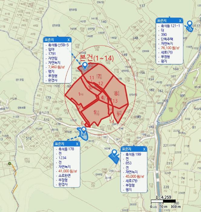 충청북도 제천시 흑석동 172-19 임야 경매 사진 62