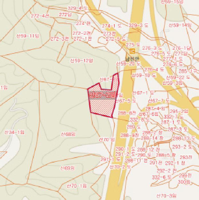 충청남도 천안시 동남구 목천읍 삼성리 산67-2 임야 경매 사진 19
