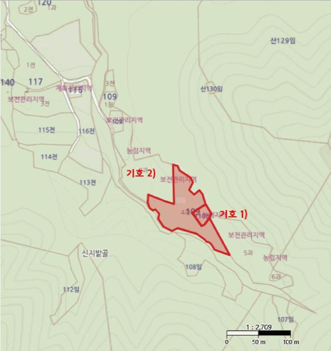 경상북도 봉화군 물야면 개단리 110 전 경매 사진 22