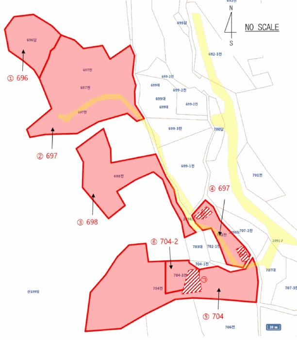 경상북도 봉화군 소천면 분천리 696 답 경매 사진 34