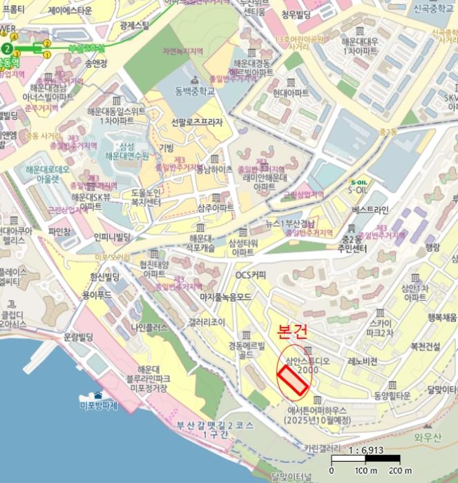 부산광역시 해운대구 달맞이길117번가길 54, 4층305호 (중동,반석비치빌라)구) 부산광역시 해운대구 중동 1503-1 다세대(빌라) 경매 사진 11