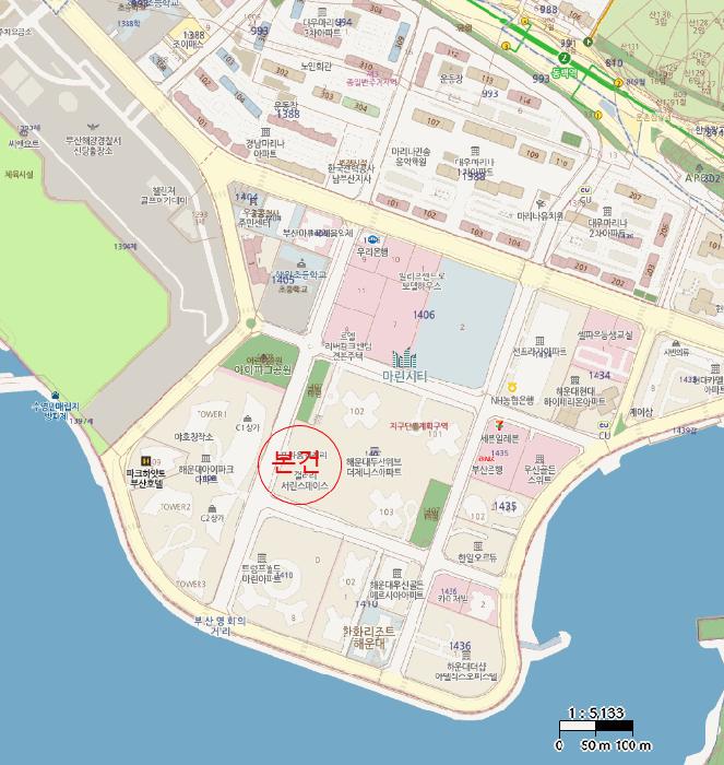부산광역시 해운대구 마린시티2로 33, 104동 7층718호 (우동,해운대두산위브더제니스)구) 부산광역시 해운대구 우동 1407 근린상가 경매 사진 8