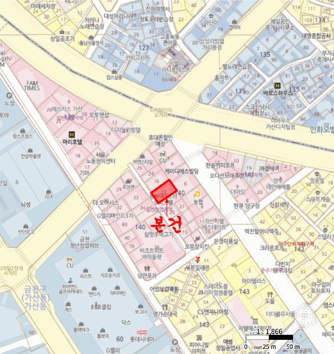 서울특별시 금천구 가산동 140-23 몽삐에뜨6차 제11층 제1101호 오피스텔 경매 사진 9
