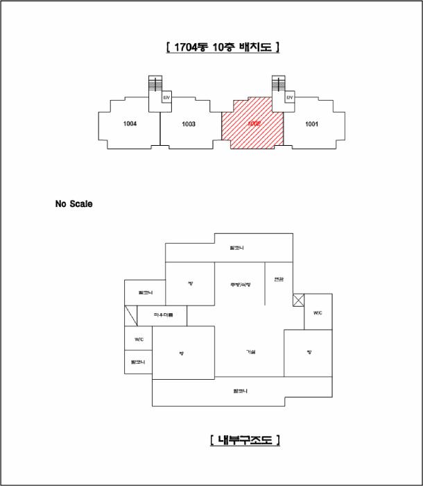 경기도 남양주시 호평동 676 호평마을동원로얄듀크 1704동 10층1002호 아파트 경매 사진 9