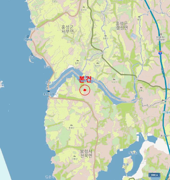 충청남도 보령시 천북면 장은리 산70-7 임야 경매 사진 10