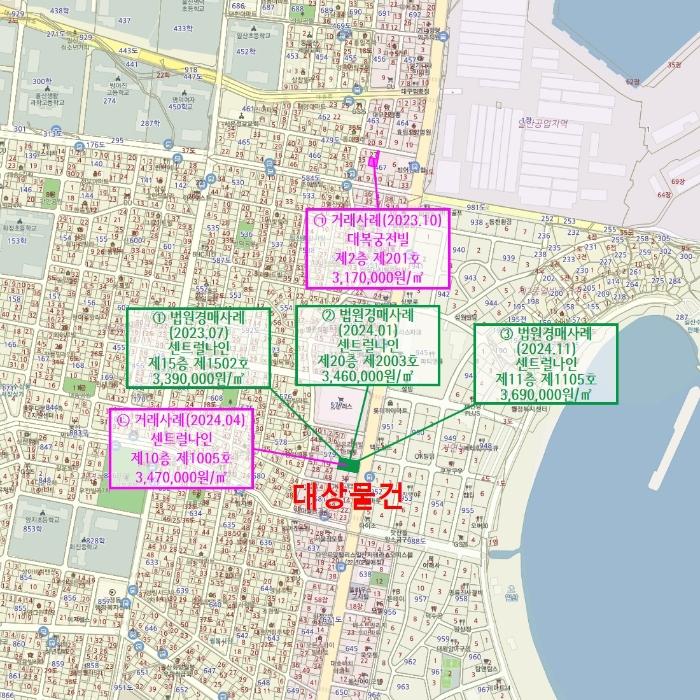 울산광역시 동구 번덕6길 3, 19층1906호 (일산동,센트럴나인)구) 울산광역시 동구 일산동 579-24 오피스텔 경매 사진 19