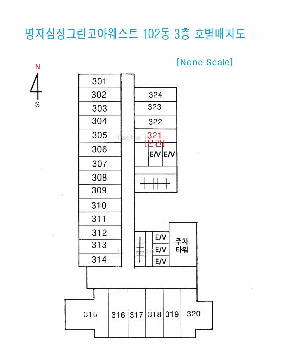 부산광역시 강서구 명지동 3229-26 명지 삼정그린코아 웨스트 102동 3층321호 오피스텔 경매 사진 9