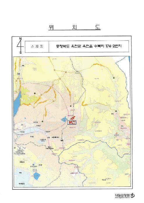 충청북도 옥천군 옥천읍 수북리 174-2 임야 경매 사진 8