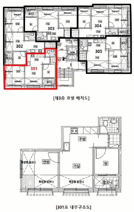 서울특별시 양천구 신월동 233-21 대흥미소가 제3층 제301호 다세대(빌라) 경매 사진 8