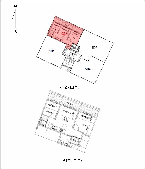 서울특별시 강서구 화곡동 1100-3 휴엔유빌 제5층 제502호 다세대(빌라) 경매 사진 9