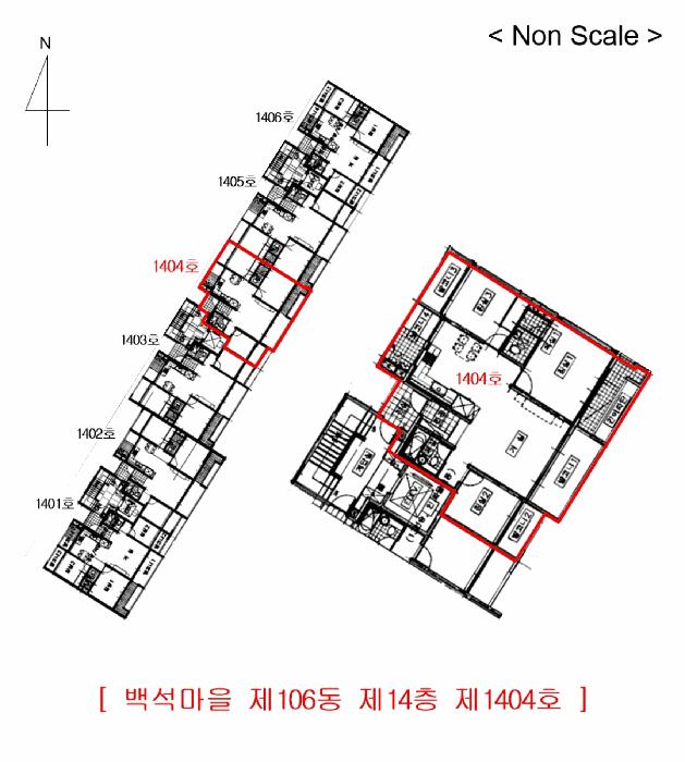 경기도 김포시 통진읍 도사리 972 백석마을 106동 14층1404호 아파트 경매 사진 7