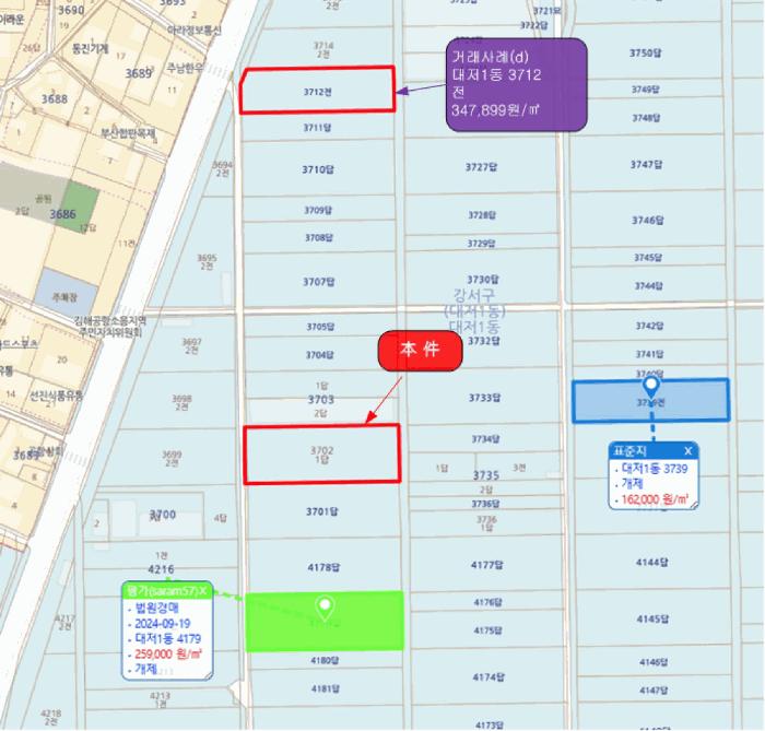 부산광역시 강서구 대저1동 3702-1 답 경매 사진 8