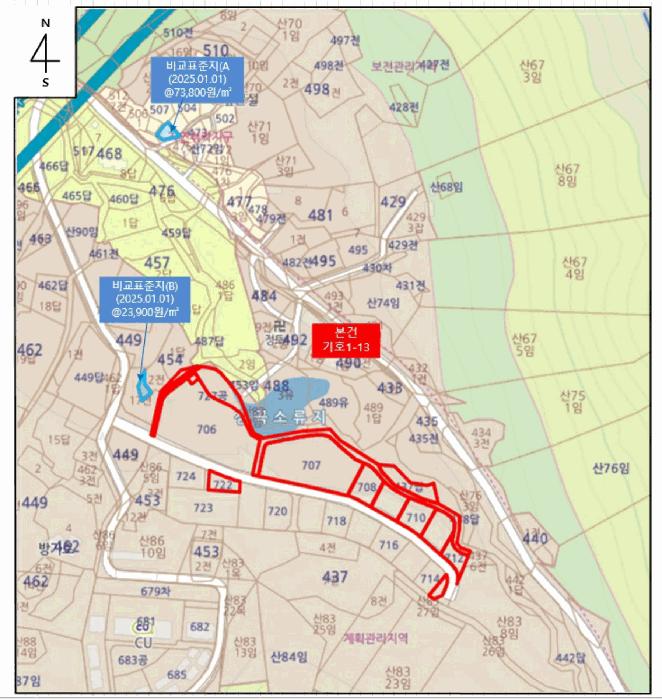 전라남도 담양군 담양읍 학동리 707 대지 경매 사진 32