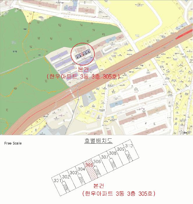대구광역시 달성군 화원읍 구라리 1734-2 한우아파트 3동 3층305호 아파트 경매 사진 8
