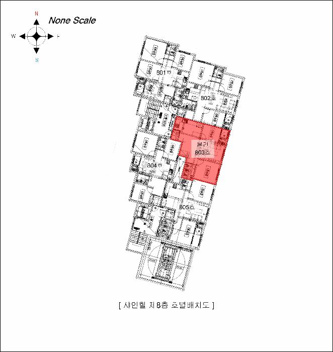 인천광역시 미추홀구 숭의동 303-92 샤인힐 8층 803호 오피스텔 경매 사진 10