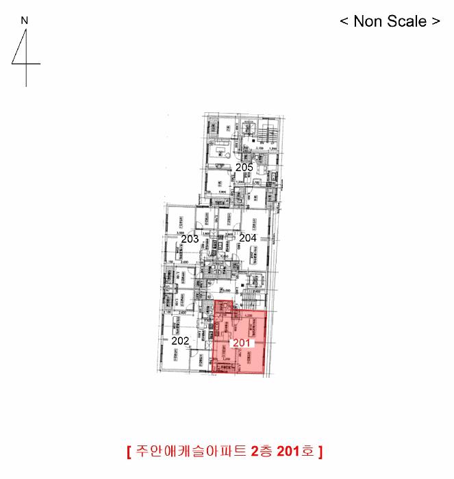 인천광역시 미추홀구 주안동 114-1 주안애캐슬아파트 2층201호 오피스텔 경매 사진 11