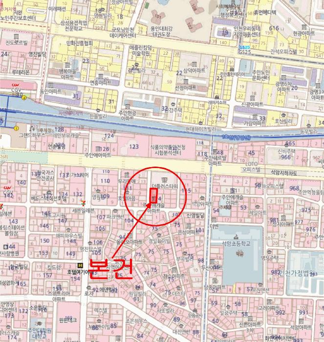 인천광역시 미추홀구 주안동 114-1 주안애캐슬아파트 2층201호 오피스텔 경매 사진 12