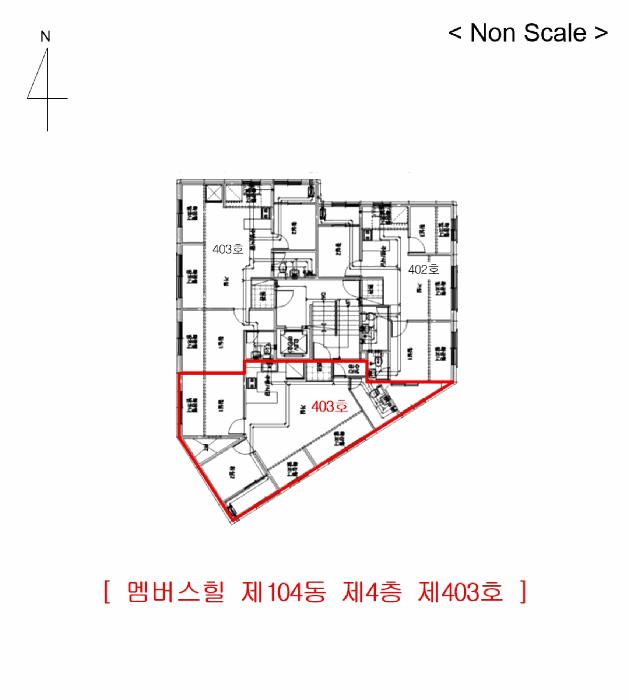 인천광역시 서구 당하동 1080-17 멤버스힐 104동 4층403호 다세대(빌라) 경매 사진 8