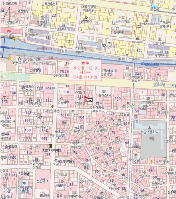 인천광역시 미추홀구 주안동 112-9 크라운 4층401호 오피스텔 경매 사진 13