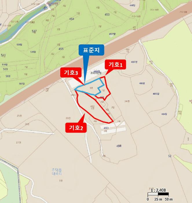 충청북도 충주시 주덕읍 대곡리 491-1 답 경매 사진 4