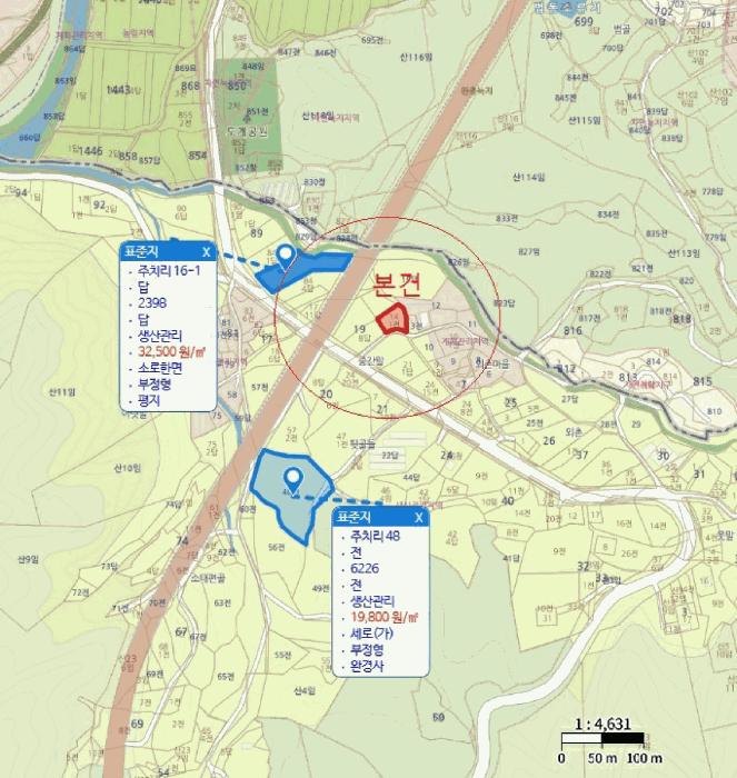 충청북도 충주시 소태면 주치리 14-1 전 경매 사진 9