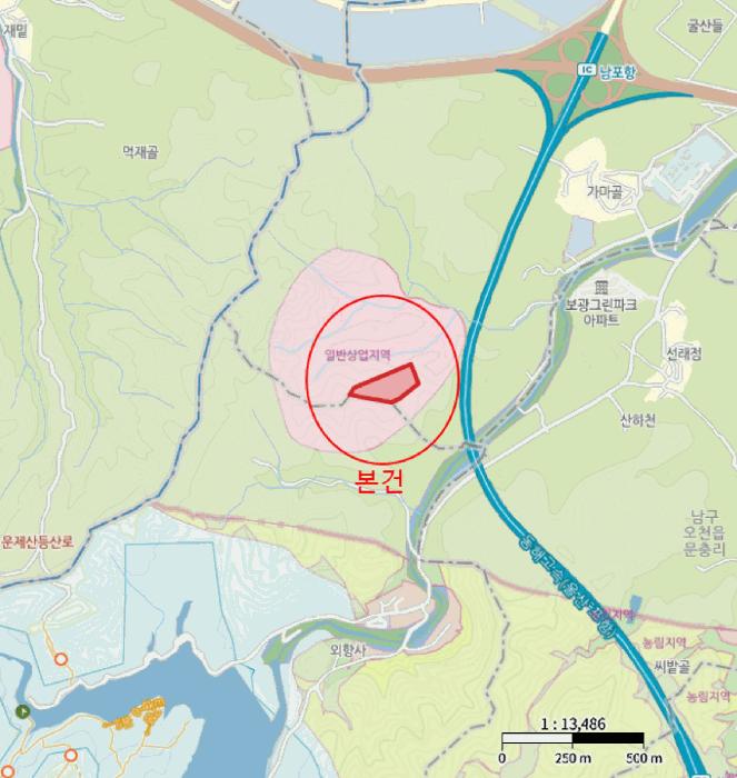 경상북도 포항시 남구 오천읍 문덕리 산159-1 임야 경매 사진 5