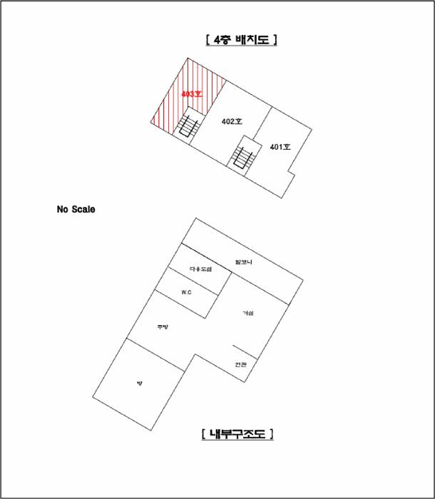 강원특별자치도 철원군 서면 와수리 1169-1 4층403호 다세대(빌라) 경매 사진 9
